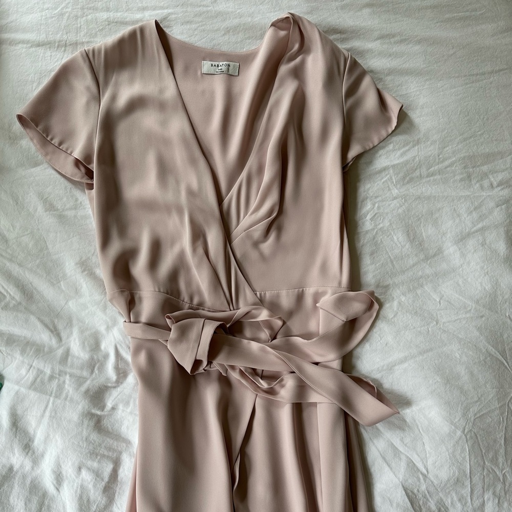 Babaton Slit Wrap Dress